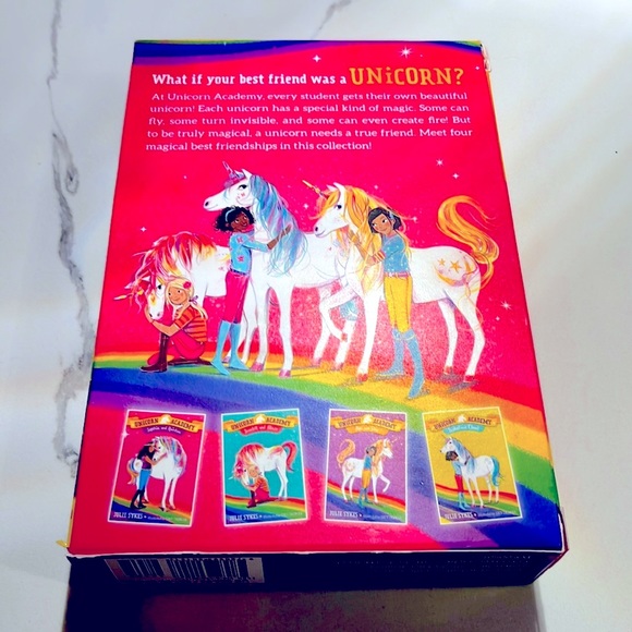 Unicorn Academy: Rainbow of Adventure Boxed Set (Books 1-4) By Julie Sykes. - Picture 11 of 11
